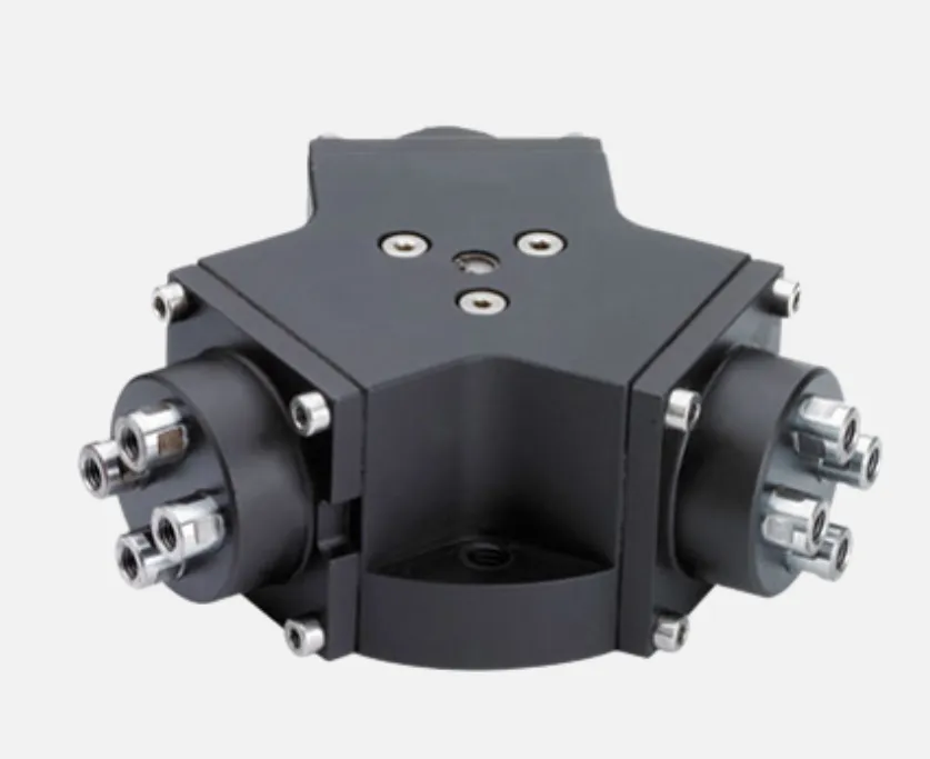 Kẹp khí nén tự định tâm tác động song song 3 chấu dòng SXT - SXT